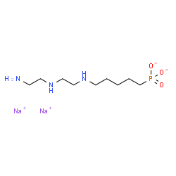 [5-[[2-[(2-aminoethyl)amino]ethyl]amino]pentyl]phosphonic acid, sodium salt结构式