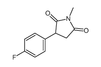 3-(4-fluorophenyl)-1-methylpyrrolidine-2,5-dione Structure