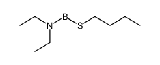 n-C4H9SBHN(C2H5)2 Structure