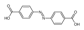 4,4'-(E)-Diazene-1,2-diyldibenzoic acid Structure