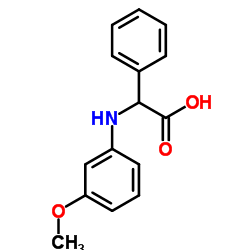 (3-METHOXY-PHENYLAMINO)-PHENYL-ACETIC ACID structure