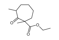 ethyl 1,3-dimethyl-2-oxocycloheptane-1-carboxylate结构式