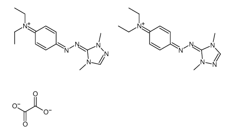 4-[(2,4-dimethyl-1,2,4-triazol-4-ium-3-yl)diazenyl]-N,N-diethylaniline,oxalate结构式