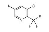 3-CHLORO-5-IODO-2-TRIFLUOROMETHYL-PYRIDINE结构式