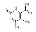 2-Pyridinecarboxylicacid, 3-amino-1,6-dihydro-4-methyl-6-oxo-结构式