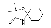 2,2-dimethyl-1-oxa-4-aza-spiro[4.5]decan-3-one结构式