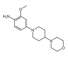 2-methoxy-4-(4-morpholinopiperidin-1-yl)aniline structure