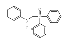 N-[(二苯基膦基)甲基]-N-甲基苯胺结构式