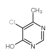 5-Chloro-6-methylpyrimidin-4-ol structure
