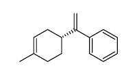 (R)-(1-(4-methylcyclohex-3-en-1-yl)vinyl)benzene结构式