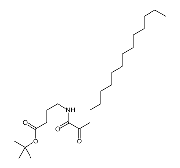 tert-butyl 4-(2-oxohexadecanoylamino)butanoate Structure