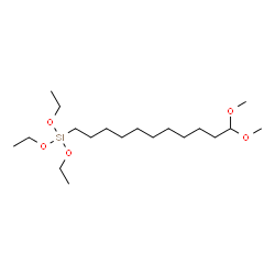 11,11-DIMETHOXYUNDECYLTRIETHOXYSILANE结构式