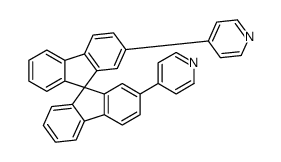 4-(2'-pyridin-4-yl-9,9'-spirobi[fluorene]-2-yl)pyridine结构式