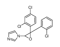 1-[3-(2-chlorophenyl)-3-(2,4-dichlorophenyl)oxiran-2-yl]imidazole结构式