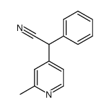 2-(2-methylpyridin-4-yl)-2-phenylacetonitrile Structure
