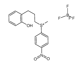 tetrafluoro-l4-borane, (3-(2-hydroxyphenyl)propyl)(methyl)(4-nitrophenyl)sulfonium salt Structure