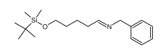 N-benzyl-5-((tert-butyldimethylsilyl)oxy)pentan-1-imine结构式