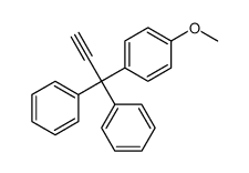 1-(1,1-diphenylprop-2-ynyl)-4-methoxybenzene结构式