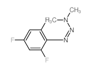 Triazene, 3,3-dimethyl-1-(2,4,6-trifluorophenyl)- structure