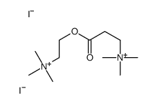 trimethyl-[3-oxo-3-[2-(trimethylazaniumyl)ethoxy]propyl]azanium,diiodide结构式