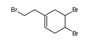 4,5-dibromo-1-(2-bromoethyl)cyclohex-1-ene结构式