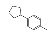 1-环戊基-4-甲基苯结构式