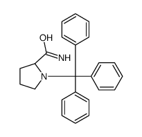 (2S)-1-tritylpyrrolidine-2-carboxamide结构式