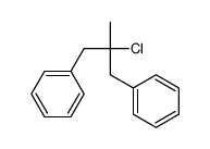 (2-chloro-2-methyl-3-phenylpropyl)benzene结构式
