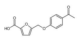 5-(4-ACETYL-PHENOXYMETHYL)-FURAN-2-CARBOXYLIC ACID Structure