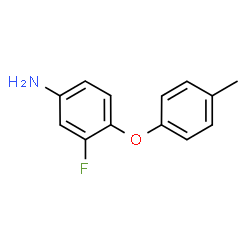 3-fluoro-4-(4-methylphenoxy)aniline structure