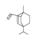 4-isopropyl-1-methylbicyclo[2.2.2]oct-5-ene-2-carbonitrile结构式