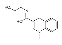 N-(2-hydroxyethyl)-1-methyl-4H-quinoline-3-carboxamide结构式
