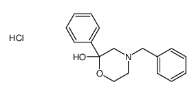 4-benzyl-2-phenylmorpholin-2-ol,hydrochloride Structure