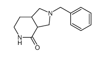 2-Benzyl-octahydro-pyrrolo[3,4-c]pyridin-4-one结构式
