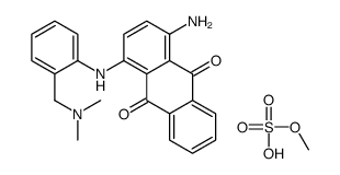 1-amino-4-[[[(dimethylamino)methyl]phenyl]amino]anthraquinone, compound with methyl hydrogen sulphate (1:1) picture