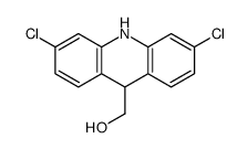 (3,6-dichloro-9,10-dihydroacridin-9-yl)methanol结构式