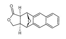 (3aR,4S,11R,11aR)-3a,4,11,11a-tetrahydro-4,11-epoxyanthra[2,3-c]furan-1(3H)-one结构式