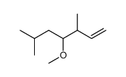 4-methoxy-3,6-dimethylhept-1-ene Structure