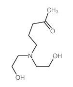 2-Pentanone,5-[bis(2-hydroxyethyl)amino]- Structure