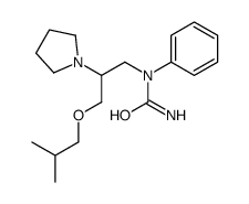 1-[3-(2-methylpropoxy)-2-pyrrolidin-1-ylpropyl]-1-phenylurea Structure