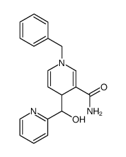 1-benzyl-4-(hydroxy(pyridin-2-yl)methyl)-1,4-dihydropyridine-3-carboxamide结构式