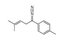 1-(1-diazo-4-methylpent-3-en-1-yl)-4-methylbenzene Structure