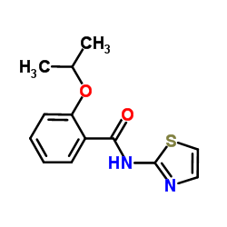 2-Isopropoxy-N-(1,3-thiazol-2-yl)benzamide结构式