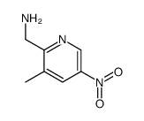 (3-methyl-5-nitropyridin-2-yl)methanamine Structure