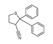 2,2-diphenylthiolane-3-carbonitrile Structure