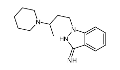 1-(3-piperidin-1-ylbutyl)indazol-3-amine Structure