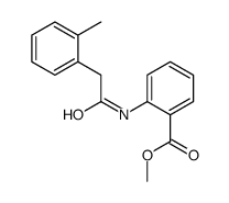 methyl 2-[[2-(2-methylphenyl)acetyl]amino]benzoate Structure