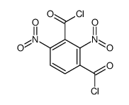 2,4-dinitrobenzene-1,3-dicarbonyl chloride结构式