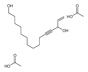 acetic acid,pentadec-14-en-11-yne-1,13-diol Structure