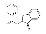 2-phenacyl-2,3-dihydroinden-1-one结构式